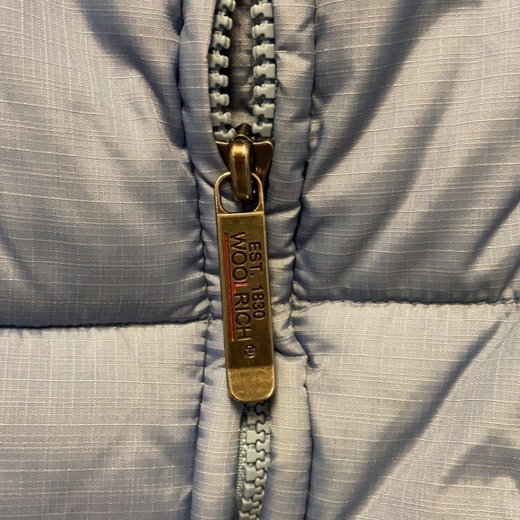 Woolrich Size Large Light Blue Lightweight Outdoor Layering Quilted Vest - Picture 4 of 13